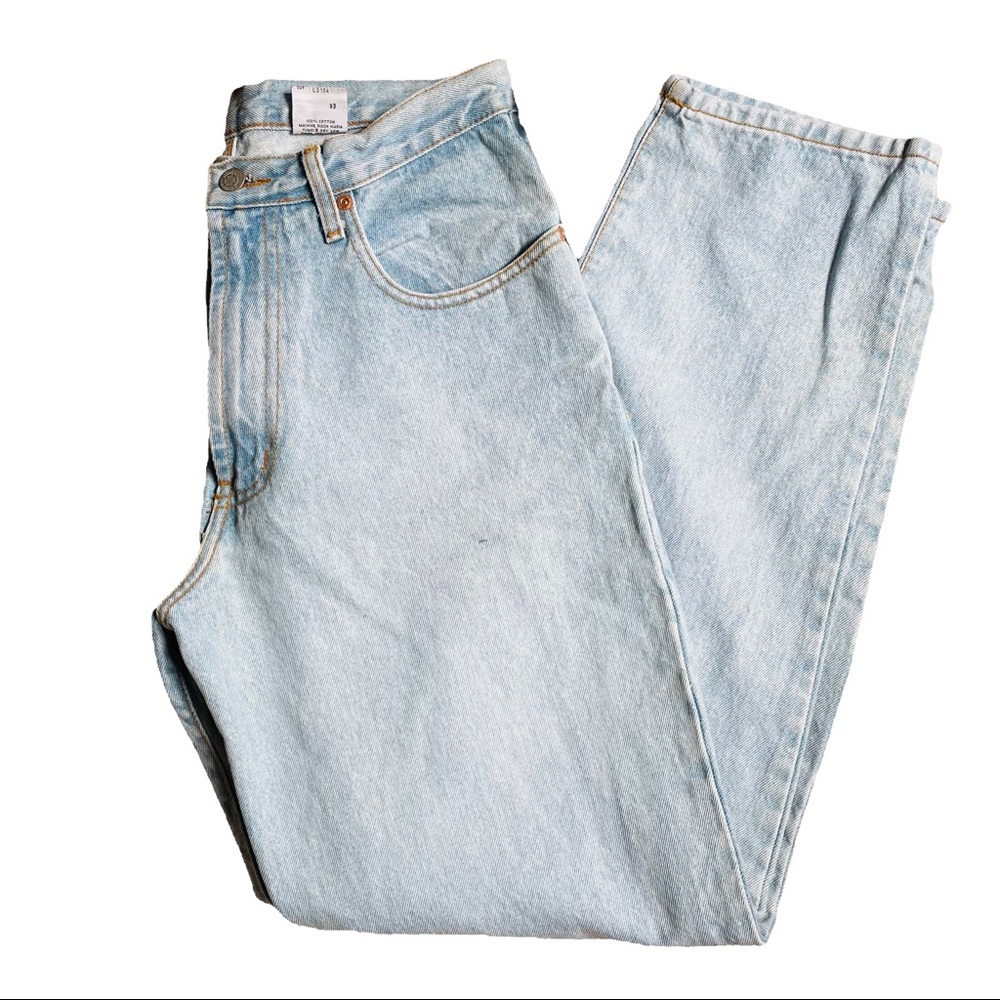 Vintage Lucky Brand Dungarees Mom Jeans Relaxed Fit Zipper Fly Sz 30